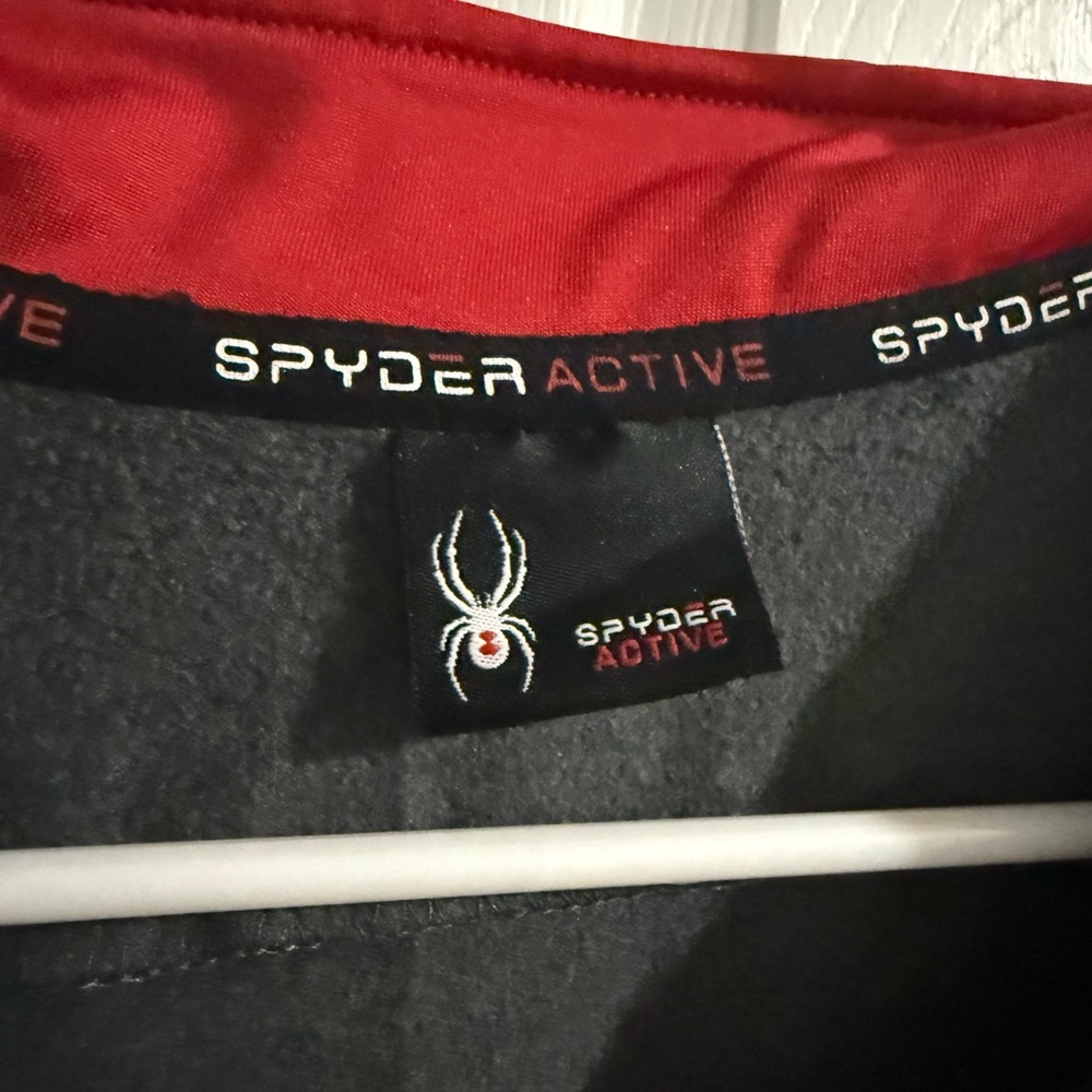 Spyder Active Red And Gray Pullover - image 2